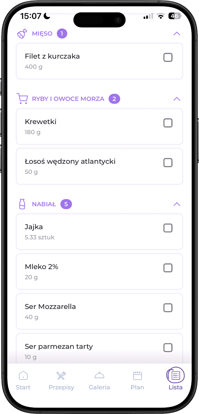 Lista zakupów sama się robi